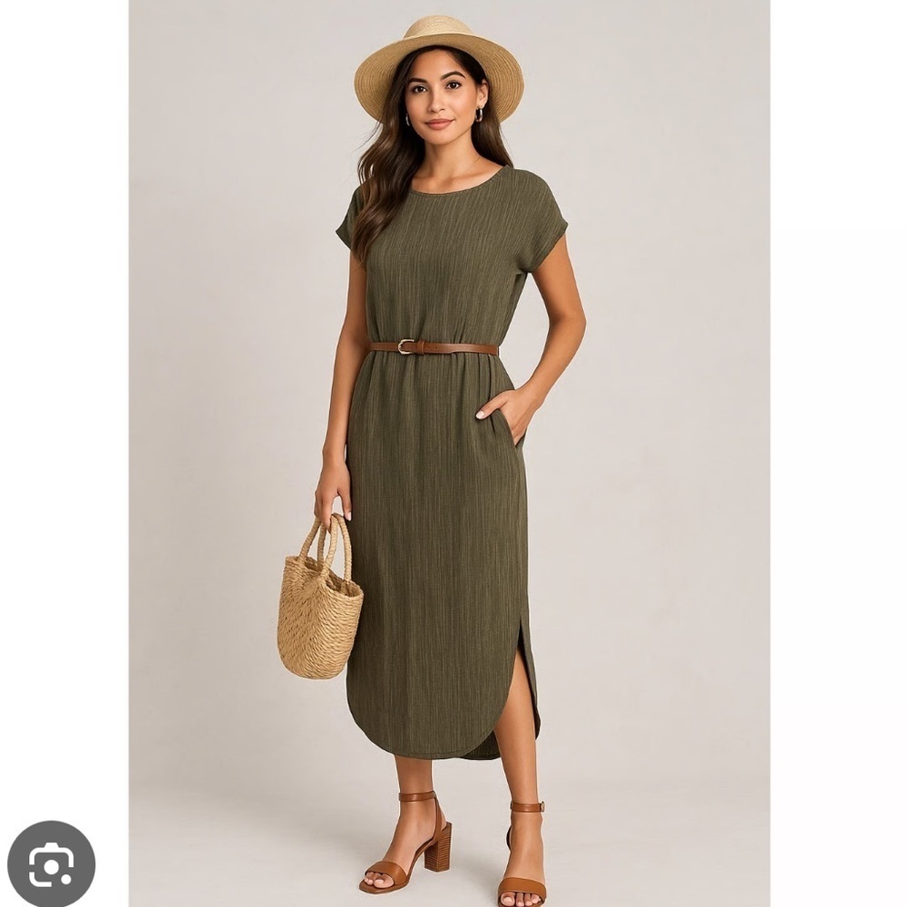 Anthropologie Sabina Musayev Renaissance Crepe Satin Midi Dress Sz XSP EUC 91